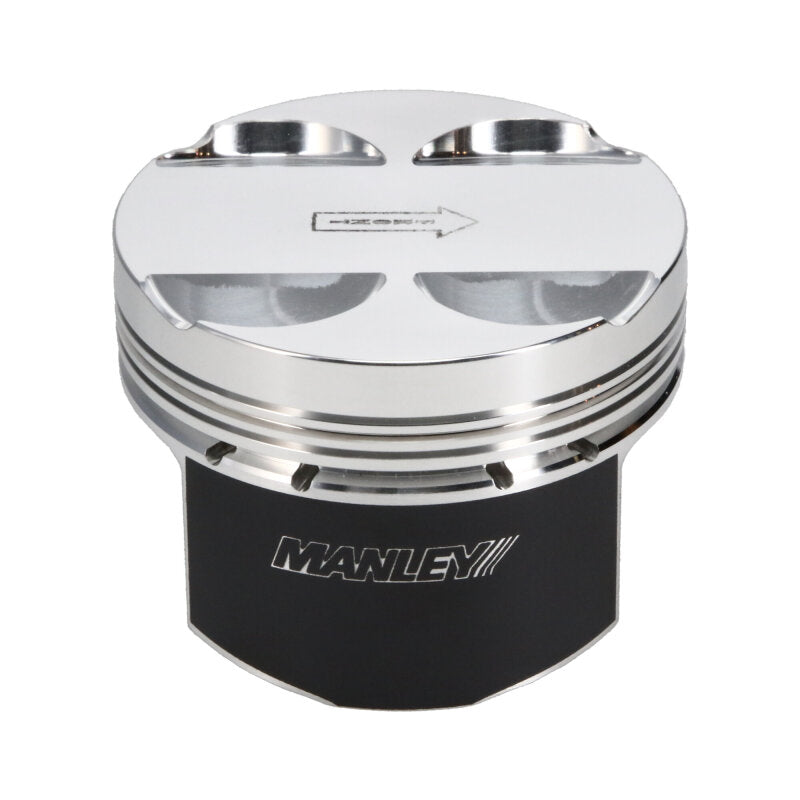 Manley Performance 4G63T/4G63 85.5mm +.5mm Over Bore 10.0/10.5:1 Flat Top Pistons w/ Rings for EVO 8/9