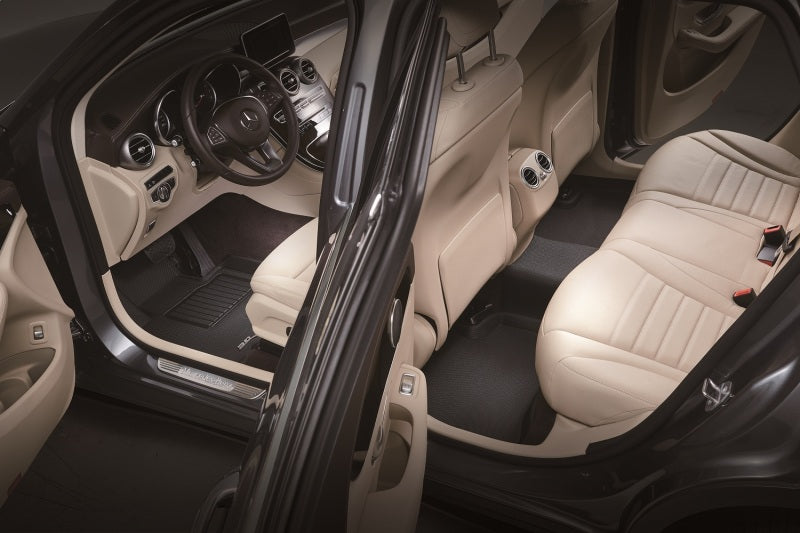3D MAXpider Kagu 1st 2nd Row - Floor Mat Set (Black) for EVO X