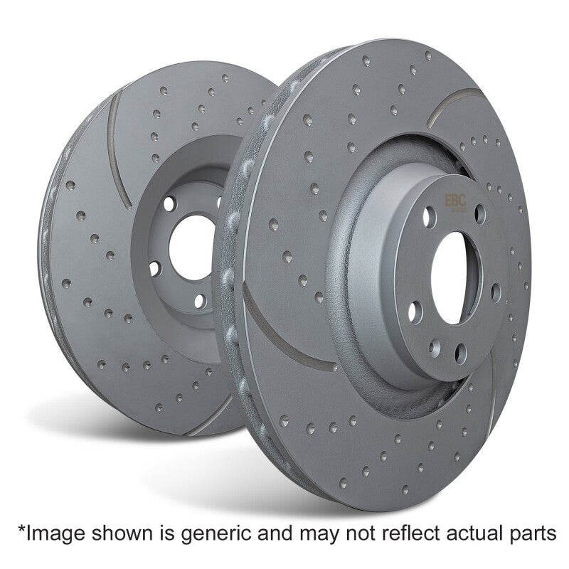 EBC 2.0 Turbo (1 piece rotor) GD Sport Front Rotors for EVO X
