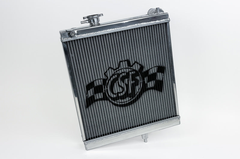 CSF 1/2 Size Radiator - Polished for EVO 8/9