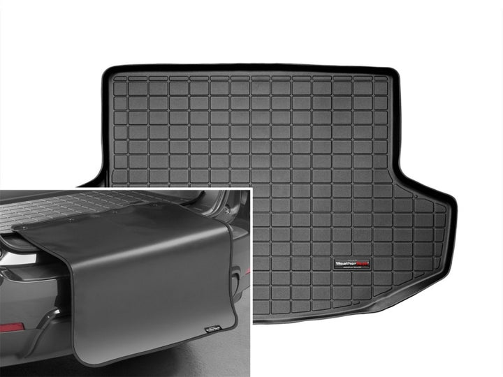 WeatherTech Sportback Cargo Liner w/ Bumper Protector - Black (Not ) for Lancer Ralliart