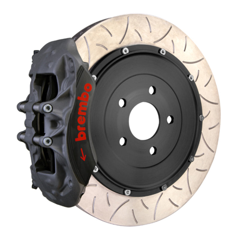 Brembo Front Race BBK 6 Piston Forged 2pc380x35x53a 2pc Rotor T3-Black HA for EVO X