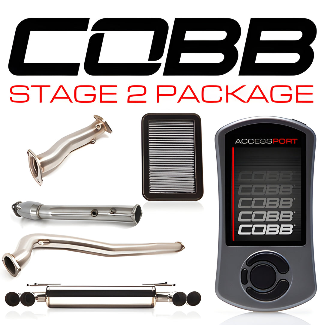 Cobb Tuning Stage 2 Power Package w/Quad Tip Exhaust V3 - EVO X