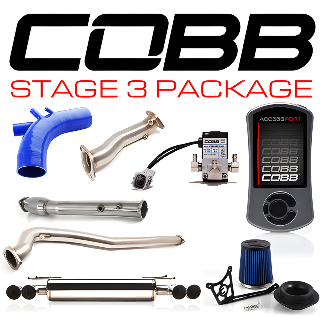 Cobb Tuning Stage 3 Power Package w/Quad Tip Exhaust V3 - EVO X