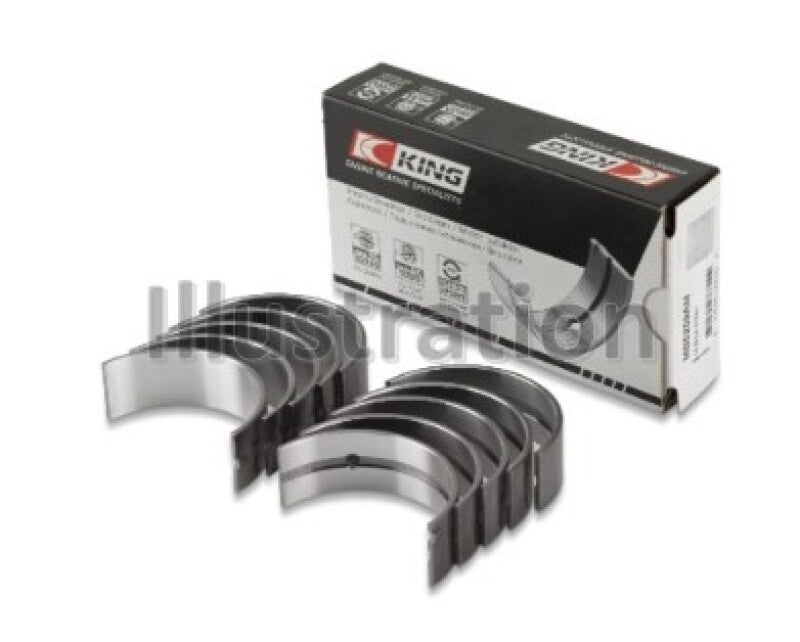 King Engine Bearings 4B11T Turbo / (Size +0.75mm) Main Bearing Set for EVO X