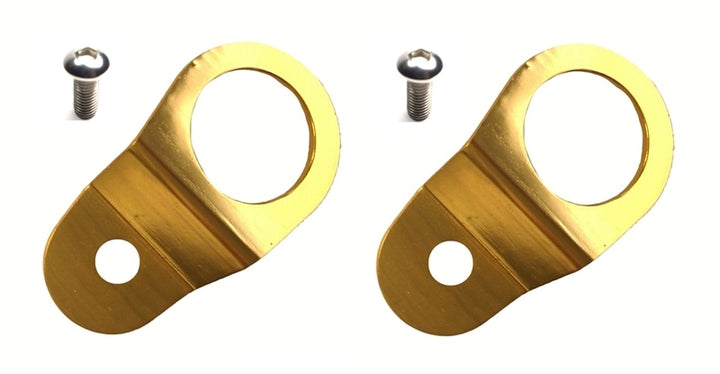 Torque Solution Solution Radiator Mount Combo (Gold) for EVO 8/9
