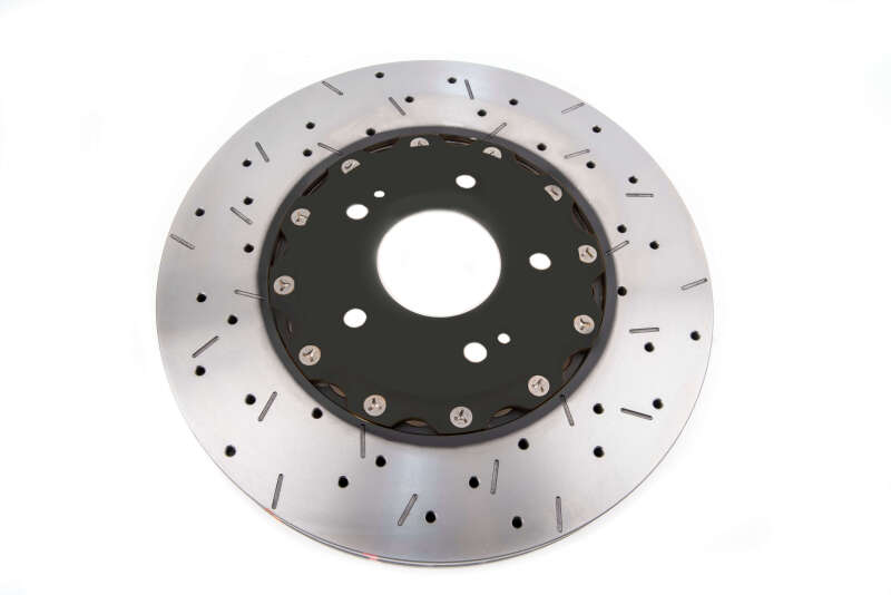 DBA Black Front Drilled & Slotted 5000 Series for EVO 9