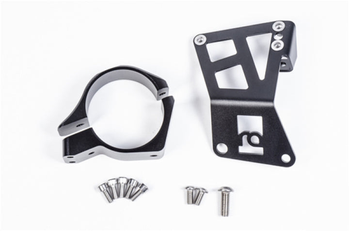 Radium Engineering Fuel Filter Mount and Filter Clamp for EVO X