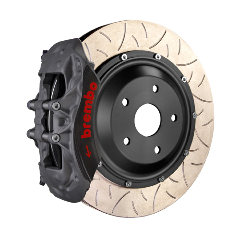 Brembo Front Race BBK 6 Piston Forged 2pc355x35x53a 2pc Rotor T3-Black HA for EVO 8/9
