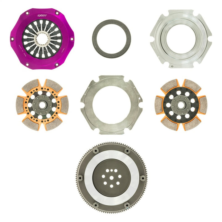 Exedy (Gen 4-7) Hyper Twin Cerametallic Clutch Rigid Disc Pull Type for EVO 8/9