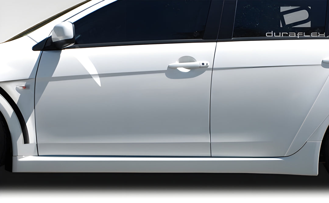 Extreme Dimensions 2 PC Duraflex Evo X Look Side Skirts Rocker Panels - 08-15 Lancer