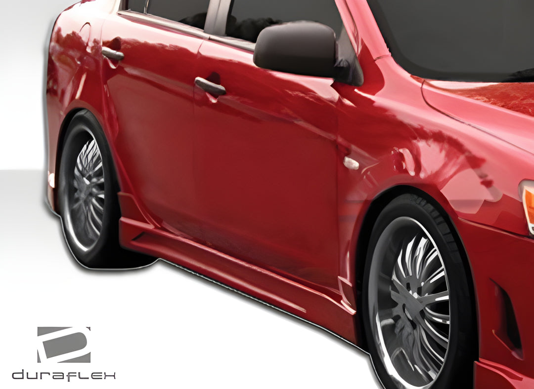 Extreme Dimensions 2 Piece Duraflex C-1 Side Skirts Rocker Panels - 08-15 Lancer