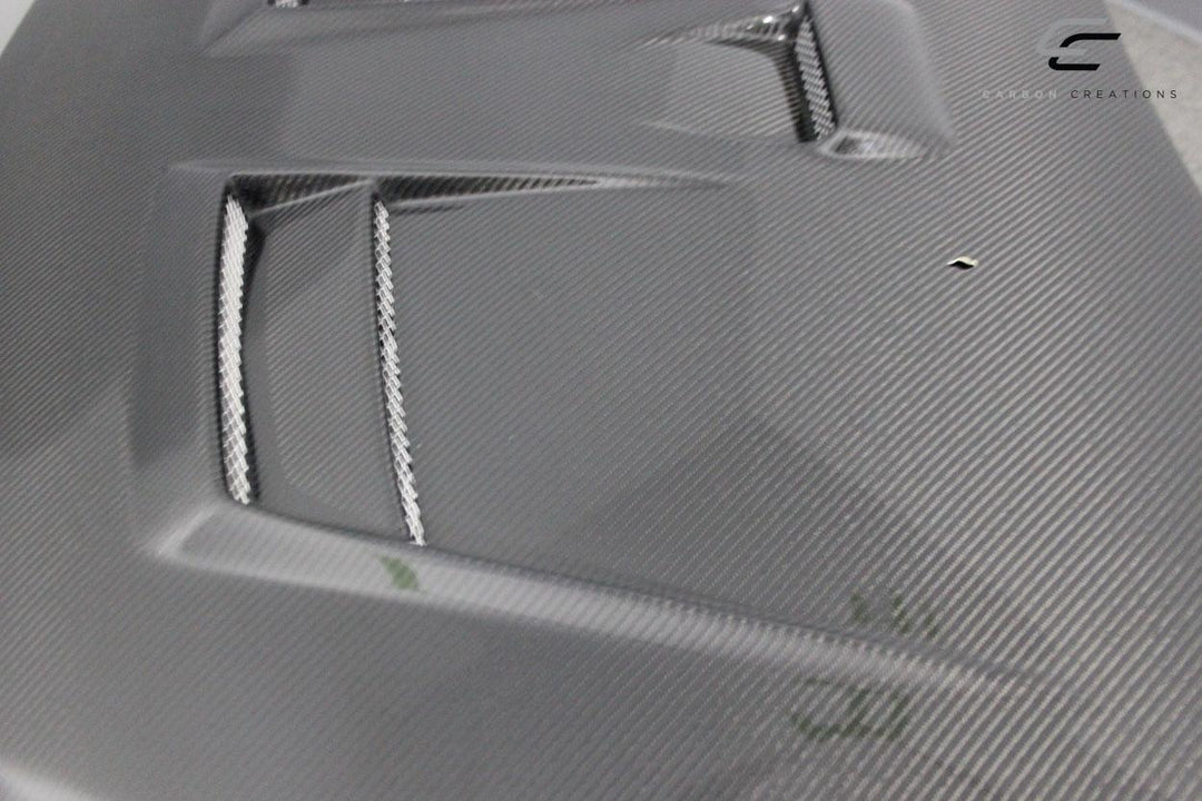 Extreme Dimensions Carbon Creations D Spec Hood - 1 Piece - 08-17 Lancer / EVO X