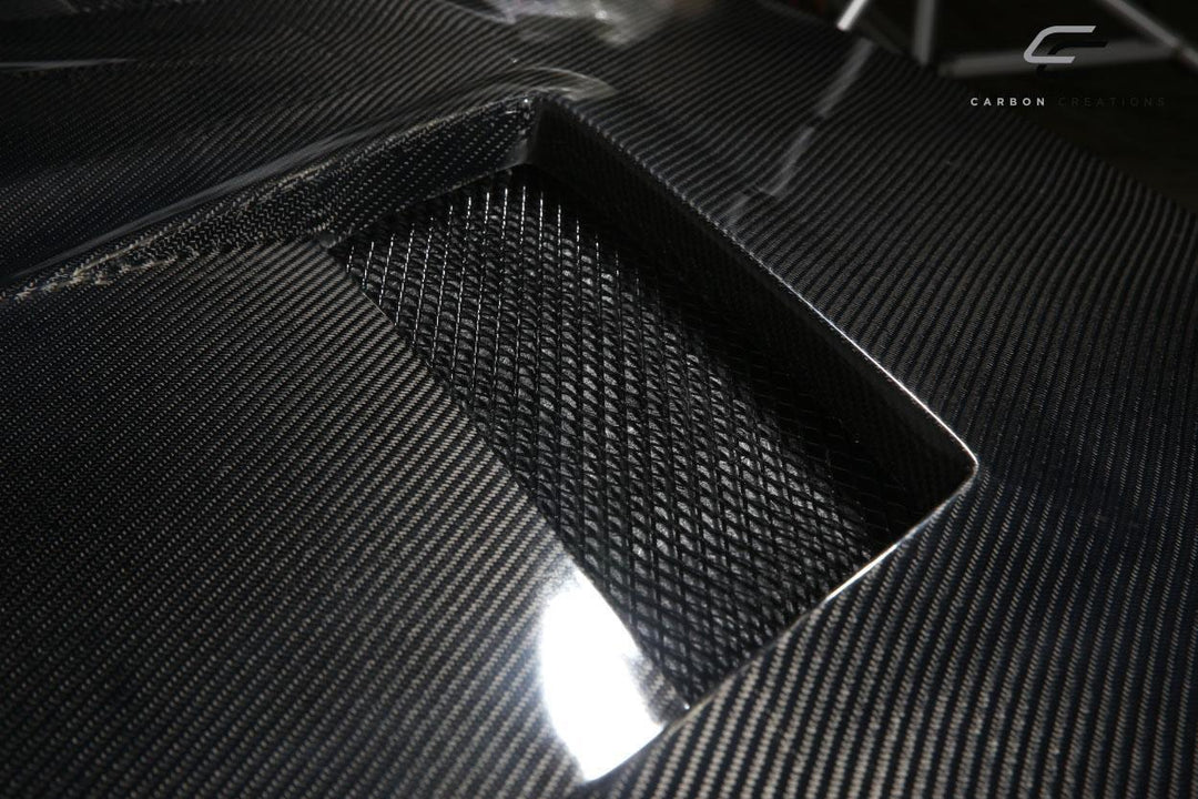 Extreme Dimensions Carbon Creations DriTech Race Hood - 1 Piece - 08-17 Lancer / EVO X