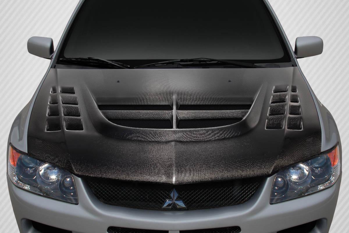Extreme Dimensions Carbon Creations DriTech VT-X Hood - 1 Piece - EVO 8/9
