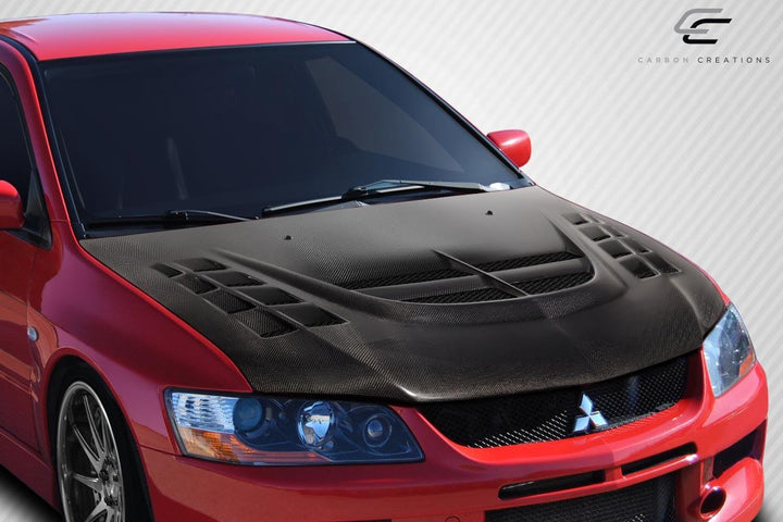 Extreme Dimensions Carbon Creations DriTech VT-X Hood - 1 Piece - EVO 8/9