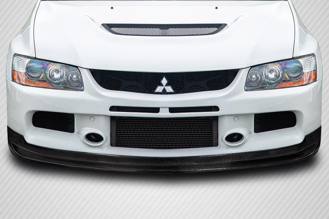 Extreme Dimensions Carbon Creations Varte Front Lip Spoiler Air Dam - 1 Piece - EVO 9