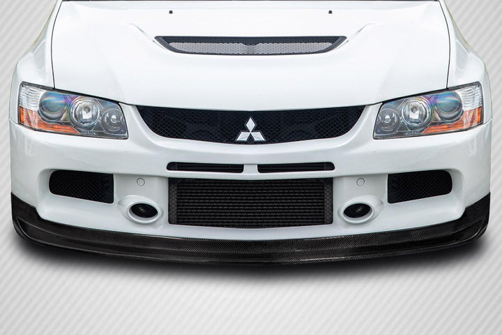 Extreme Dimensions Carbon Creations Varte Front Lip Spoiler Air Dam - 1 Piece - EVO 9