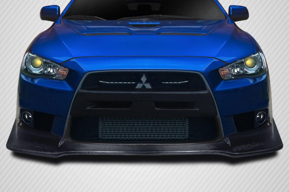 Extreme Dimensions Carbon Creations VR-S Front Lip Under Spoiler Air Dam - 1 Piece - EVO X