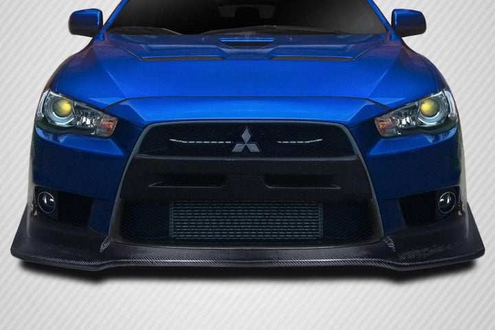 Extreme Dimensions Carbon Creations VR-S Front Lip Under Spoiler Air Dam - 1 Piece - EVO X