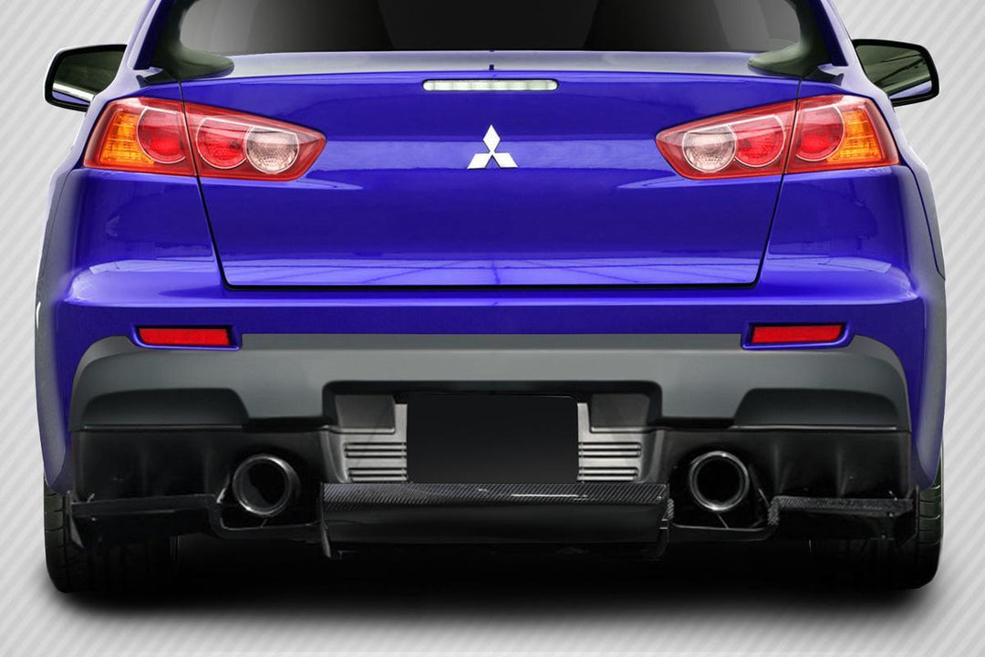 Extreme Dimensions Carbon Creations VR-S Rear Diffuser - 1 Piece - EVO X
