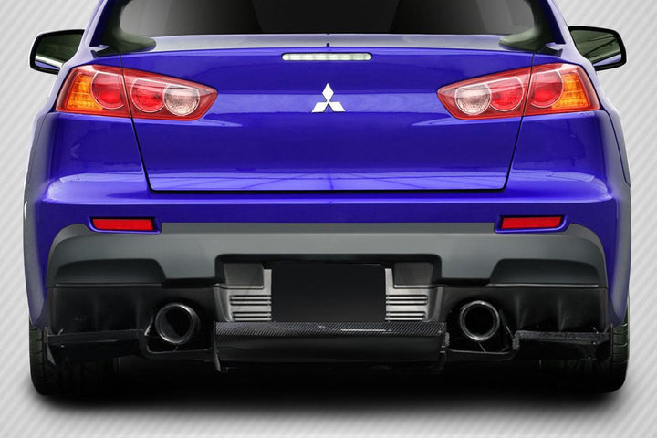 Extreme Dimensions Carbon Creations VR-S Rear Diffuser - 1 Piece - EVO X