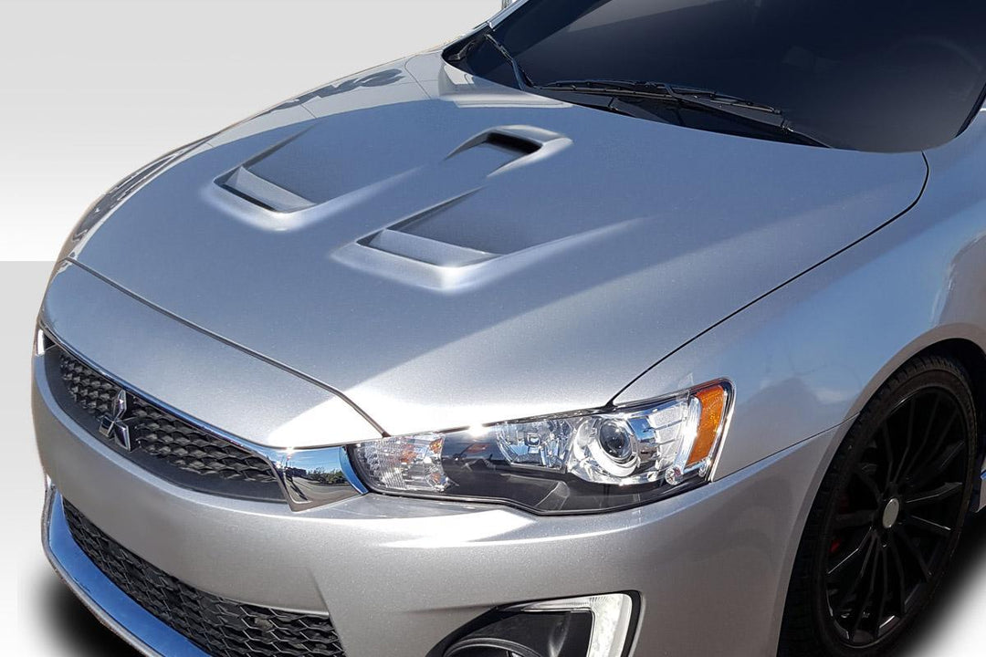 Extreme Dimensions Duraflex D Spec Hood - 1 Piece - 08-17 Lancer / EVO X