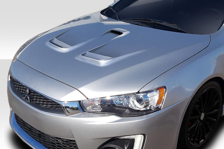 Extreme Dimensions Duraflex D Spec Hood - 1 Piece - 08-17 Lancer / EVO X