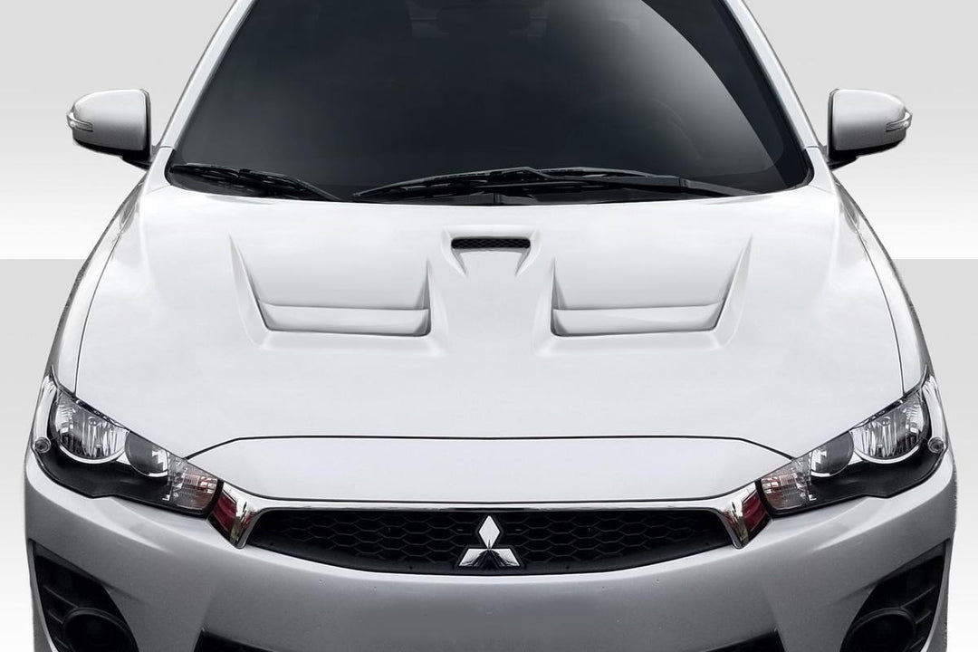 Extreme Dimensions Duraflex D Spec Hood - 1 Piece - 08-17 Lancer / EVO X