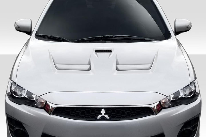 Extreme Dimensions Duraflex D Spec Hood - 1 Piece - 08-17 Lancer / EVO X