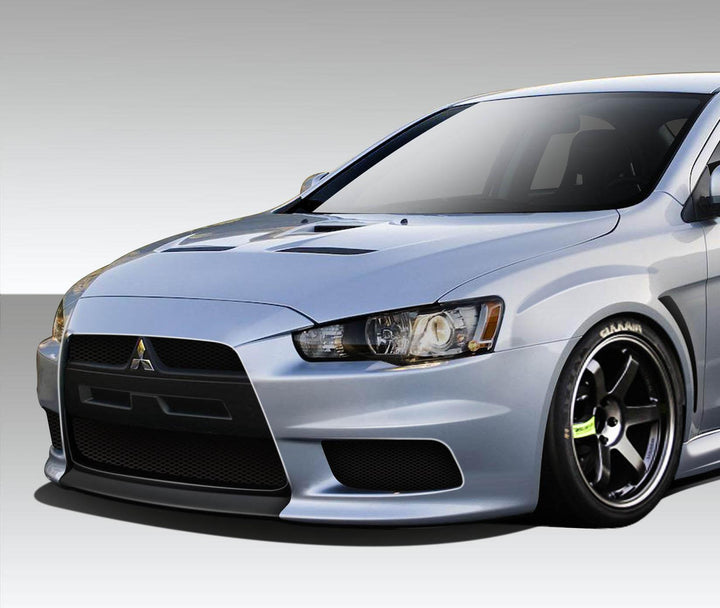 Extreme Dimensions Duraflex Evo X V3 Front Bumper Cover - 1 Piece - 08-17 Lancer
