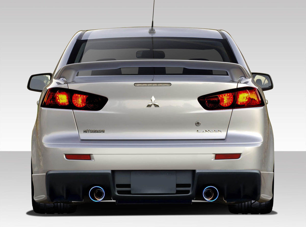 Extreme Dimensions Duraflex Evo X V3 Rear Bumper Cover - 1 Piece - 08-17 Lancer