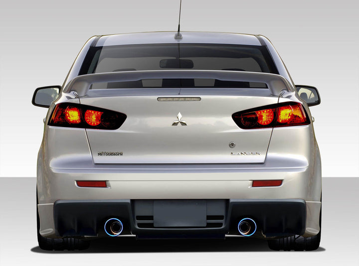 Extreme Dimensions Duraflex Evo X V3 Rear Bumper Cover - 1 Piece - 08-17 Lancer