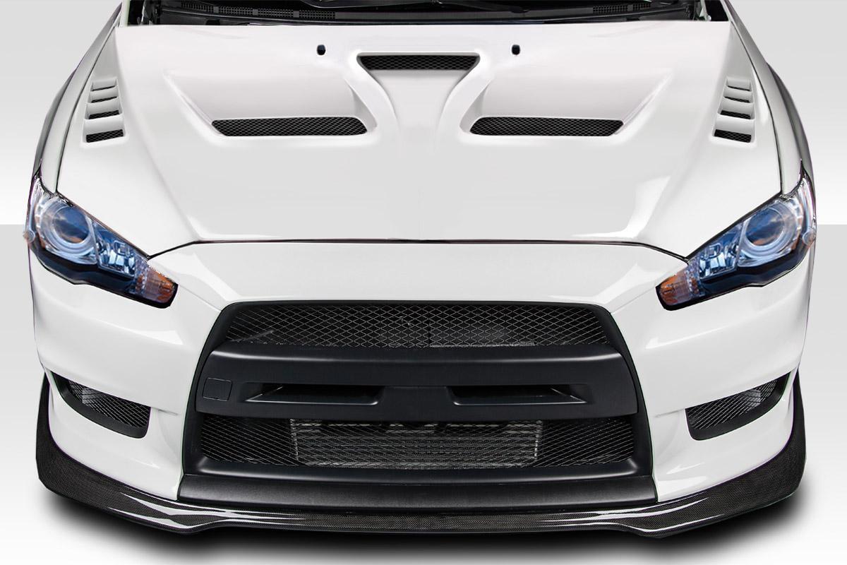Extreme Dimensions Duraflex Race Hood - 1 Piece - 08-17 Lancer / EVO X