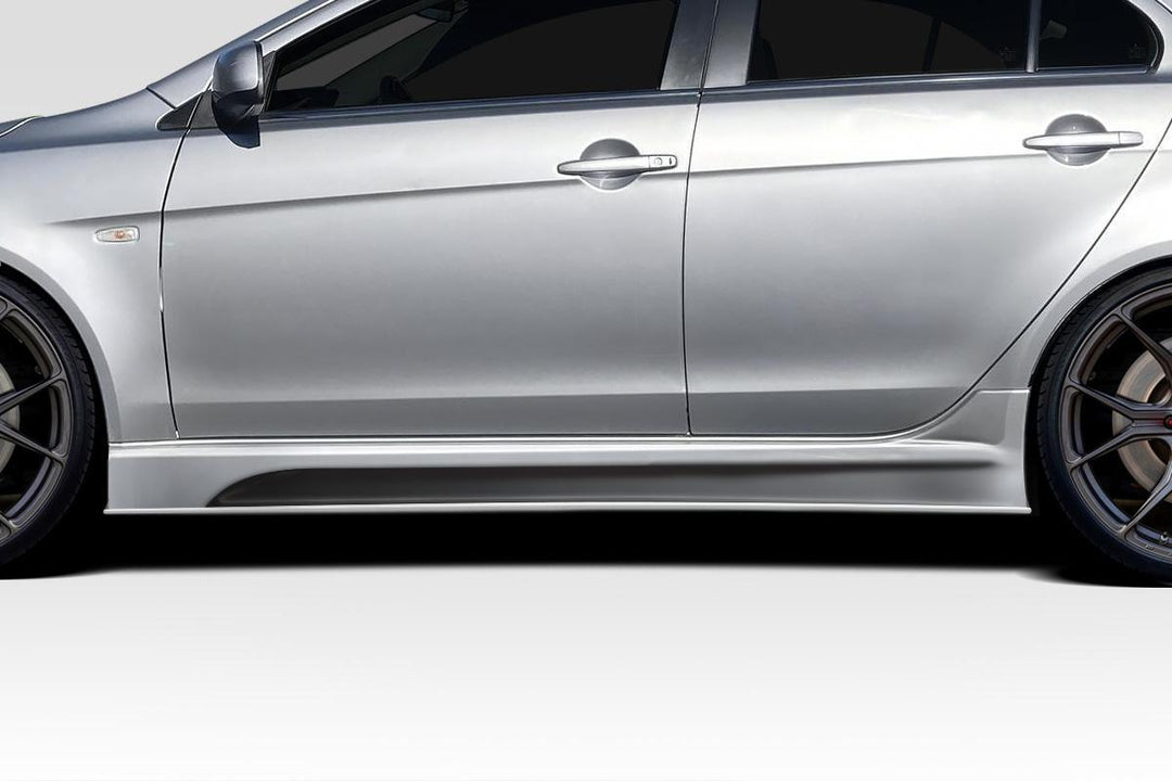 Extreme Dimensions Duraflex UN Track Side Skirts Rocker Panels - 2 Piece - EVO X