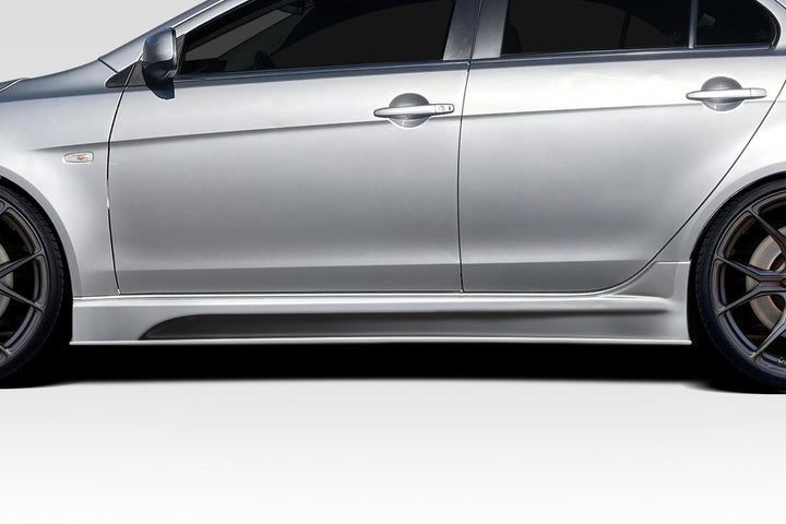 Extreme Dimensions Duraflex UN Track Side Skirts Rocker Panels - 2 Piece - EVO X