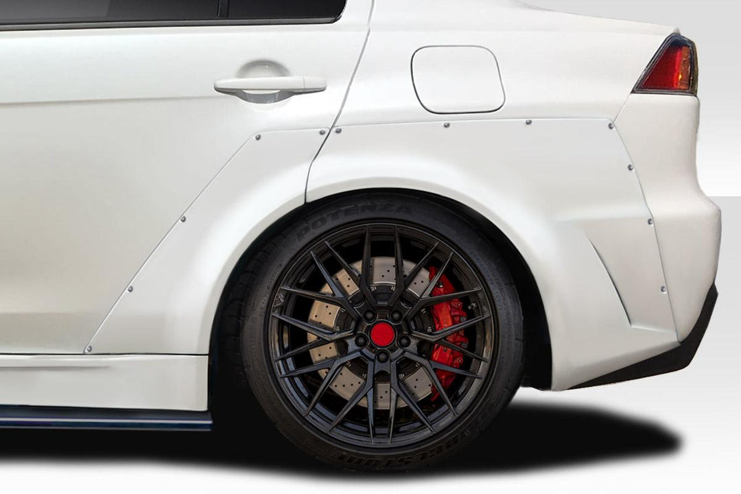 Extreme Dimensions Duraflex Vantix Rear Fender Flares - 2 Pieces (+35MM) - 08-17 Lancer / EVO X