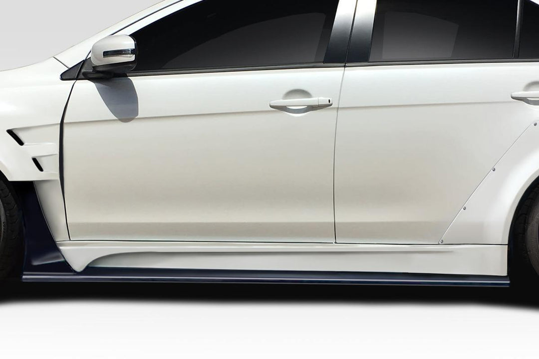 Extreme Dimensions Duraflex Vantix Side Skirt Rocker Panels - 2 Pieces - 08-17 Lancer / EVO X