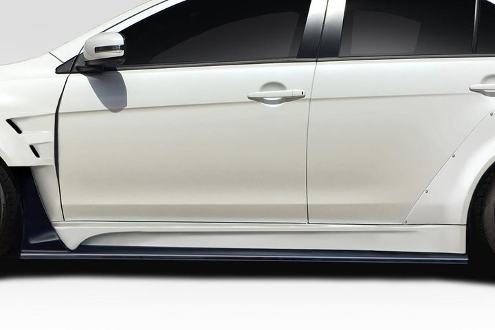 Extreme Dimensions Duraflex Vantix Side Skirt Rocker Panels - 2 Pieces - 08-17 Lancer / EVO X
