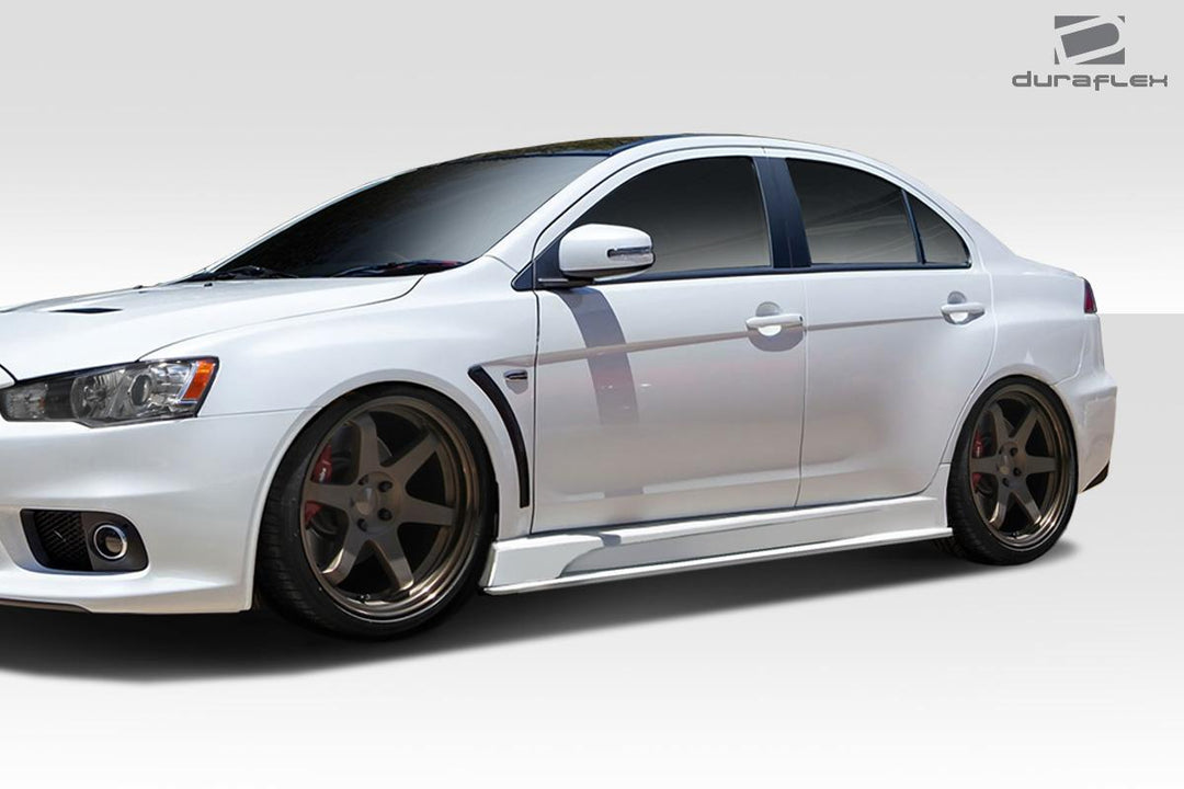 Extreme Dimensions Duraflex VR-S Sideskirt - 2 Piece - 08-17 Lancer