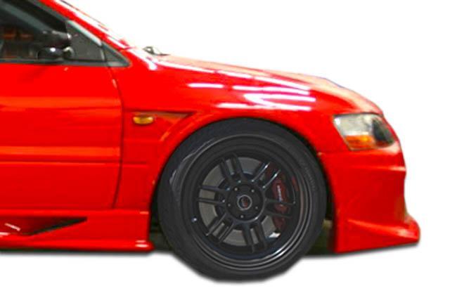 Extreme Dimensions Duraflex VT-X Wide Body Front Fenders - 2 Piece - EVO 8/9