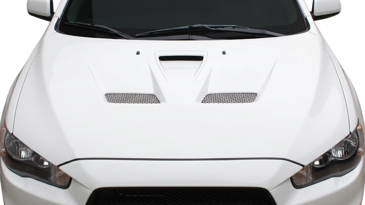 Extreme Dimensions Gralix Evo X Look Hood - 1 Piece - 08-17 Lancer / EVO X
