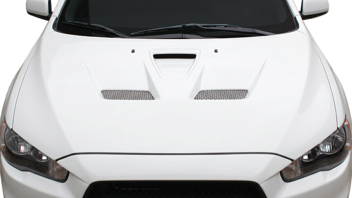 Extreme Dimensions Gralix Evo X Look Hood - 1 Piece - 08-17 Lancer / EVO X