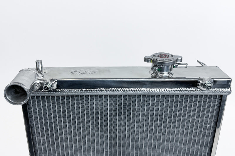 CSF 1/2 Size Radiator - Polished for EVO 8/9