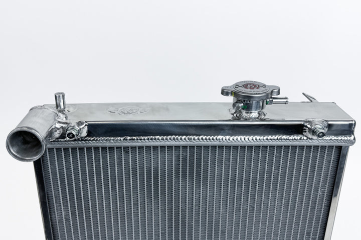 CSF 1/2 Size Radiator - Polished for EVO 8/9