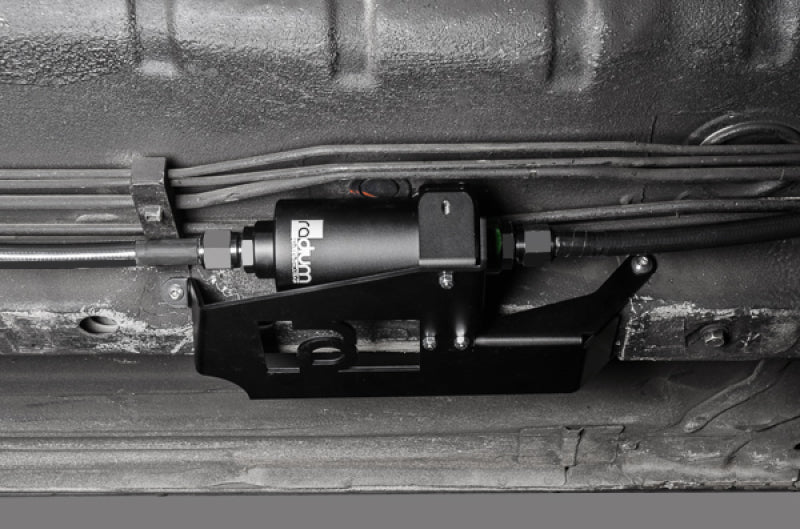 Radium Engineering Fuel Hanger Plumbing Kit - Stainless Filter for EVO 8/9