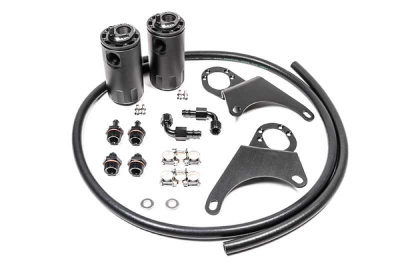 Radium Engineering Dual Catch Can Kit Fluid Lock for EVO 8/9