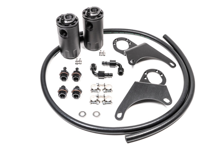 Radium Engineering Dual Catch Can Kit Fluid Lock for EVO 8/9