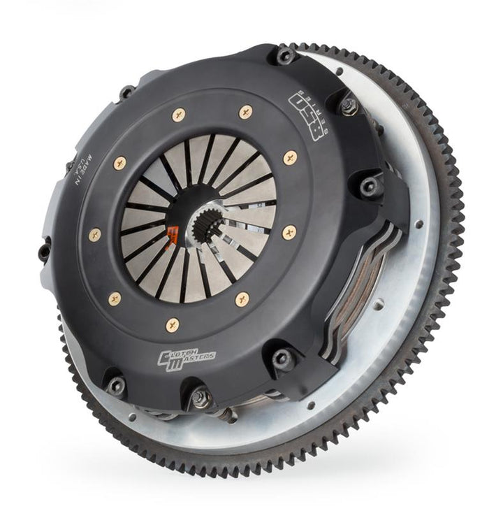 Clutch Masters Masters 2.0L Turbo 5 spd Street 8.5in Twin Disc Clutch Kit w/ Steel FW Push Type for EVO X