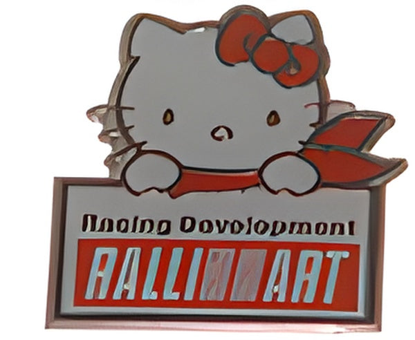 Hello Kitty Mitsubishi Ralliart Emblem